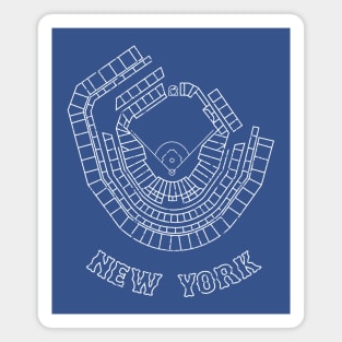 Citi Field - White - NY Magnet